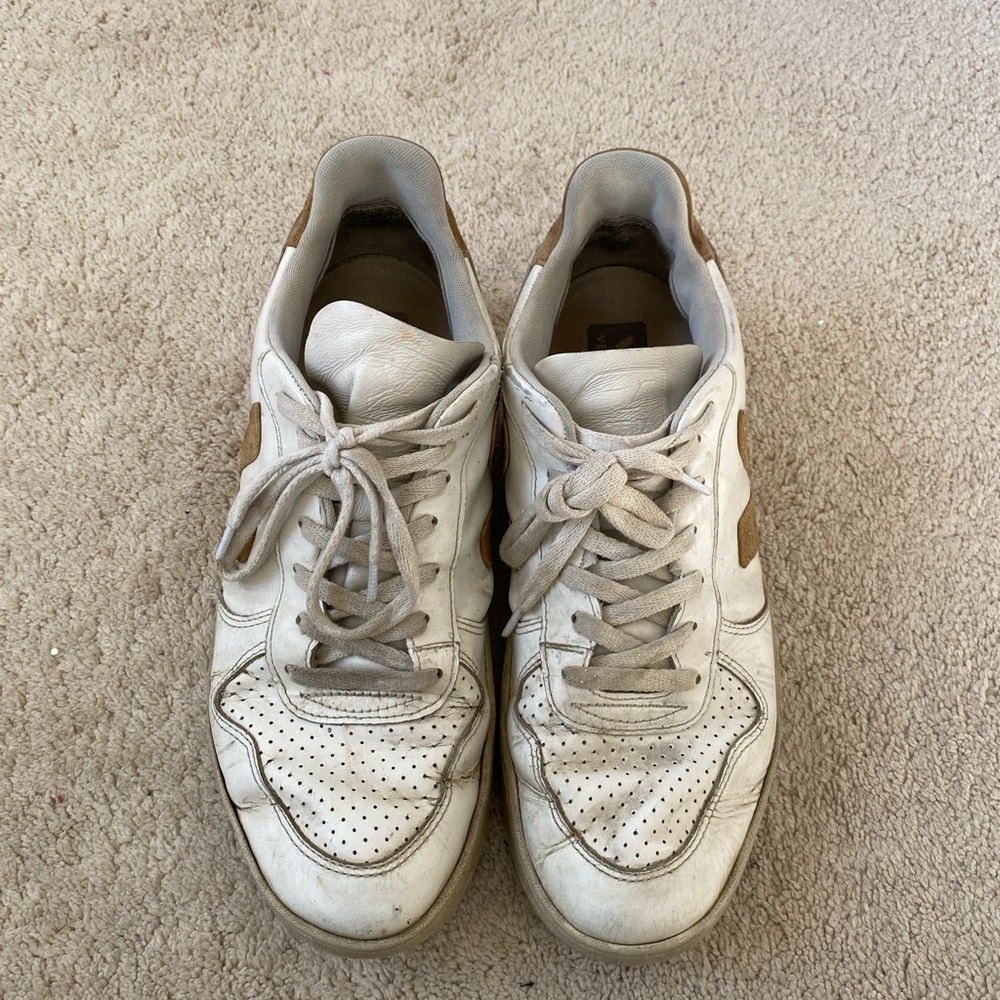 Veja White and Brown Men's Sneakers